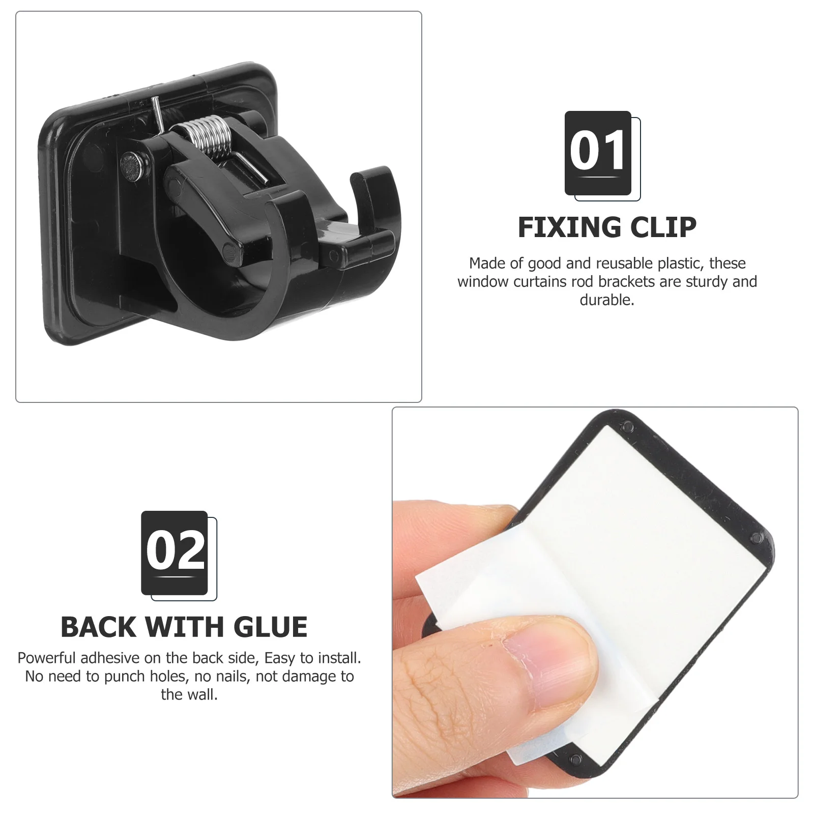 6 шт. вешалка для оконной башни подвесной стержень зажим полотенец крючки штор