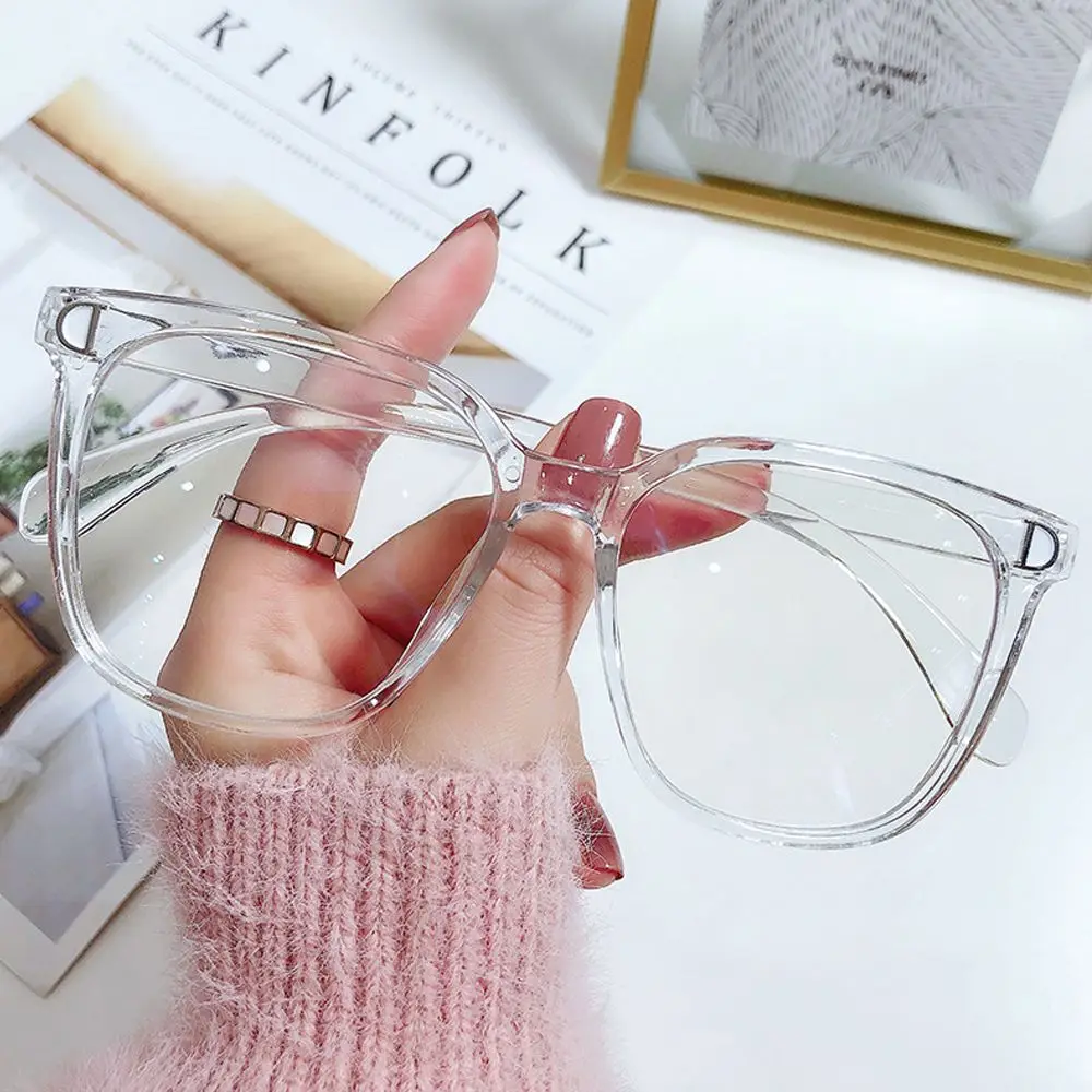 

Unisex Anti Blue Light Computer Myopia Glasses Women Men Ultralight Clear Round Nearsighted Eyeglasses Diopters 0 to-400