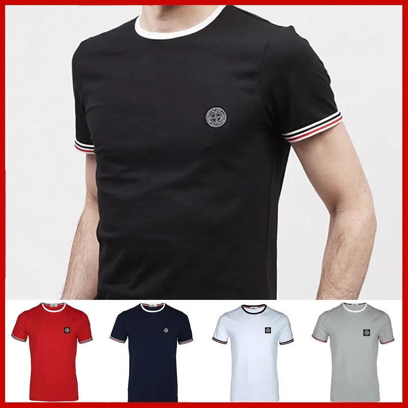

men fashion sport cotton tee shirts short sleeve round neck design T-shirt summer si tops