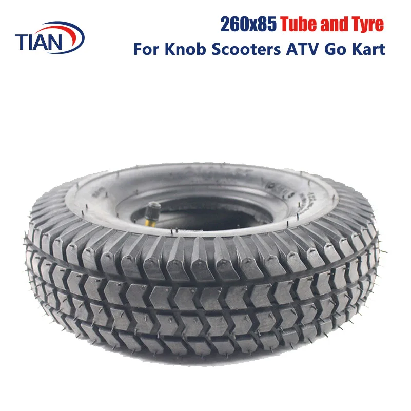 

Goo качество 260x85 шина и внутренняя труба 3,00-4(10x3 дюйма, 260*85) Knobby Scooter, ATV и шины для картинга и трубчатой шины двигателя