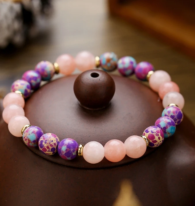 Трансграничный браслет для мужчин и женщин универсальный цитрин из натурального