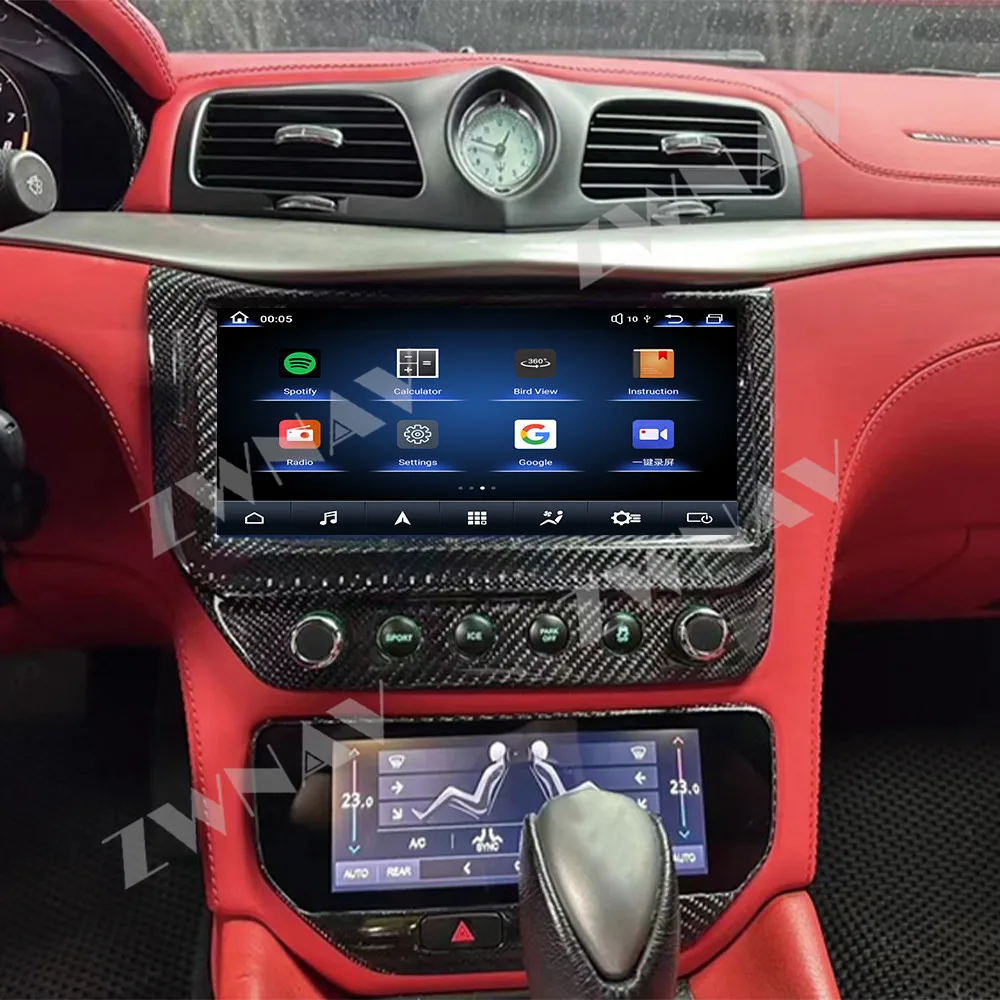 10 1 ''Автомагнитола для Maserati granatro GT 2007-2015 Android 13 сменный стерео Мультимедийный