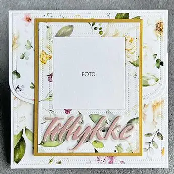 Polaroid фоновые металлические штампы для резки нового 2023 скрапбукинг изготовление