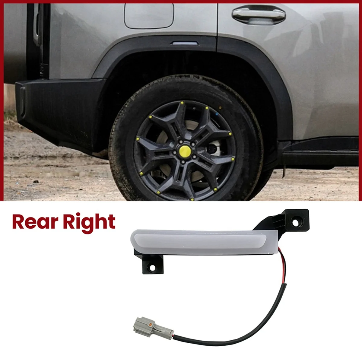 Подходит для Chery Jetour Traveler T2 модификация лампы бровей на колесе автомобиля левая и