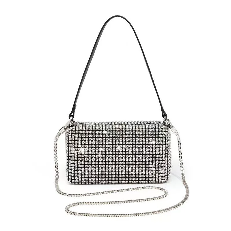 

Diamonds Shoulder Bag Purse Ladies Female Crossbody Bag shining bag Women's bag 2023 AW New Rhinestones Handbags for Women Bags