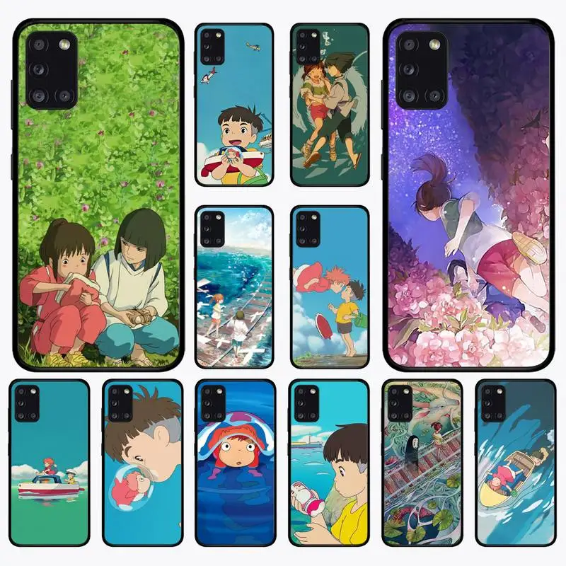 

MINISO Anime Totoro Spirited Away Phone Case for Samsung A51 01 50 71 21S 70 10 31 40 30 20E 11 A7 2018