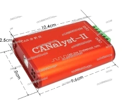 CAN-анализатор CANOpen J1939 USBCAN-2II преобразователь совместимый с ZLG USB в CAN USBalyst-II