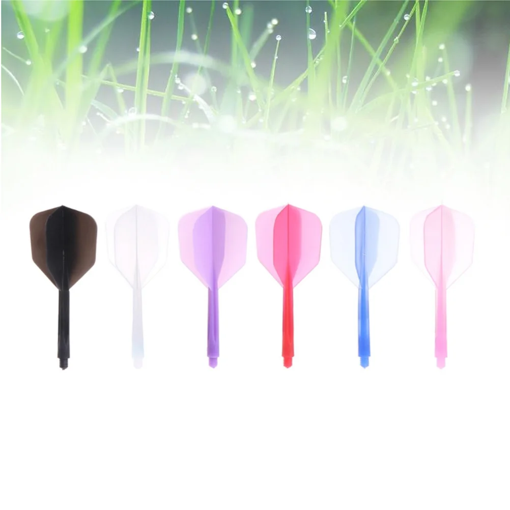 

6Pcs Integrated Dart Shaft& Flights Dart Stems Throwing Fitting Standard Dart Accessories