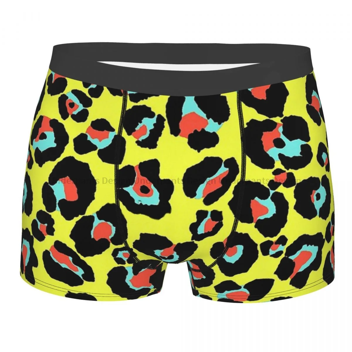 

Roar Leopard Yellow Pattern Animal Skin Underpants Cotton Panties Man Underwear Ventilate Shorts Boxer Briefs