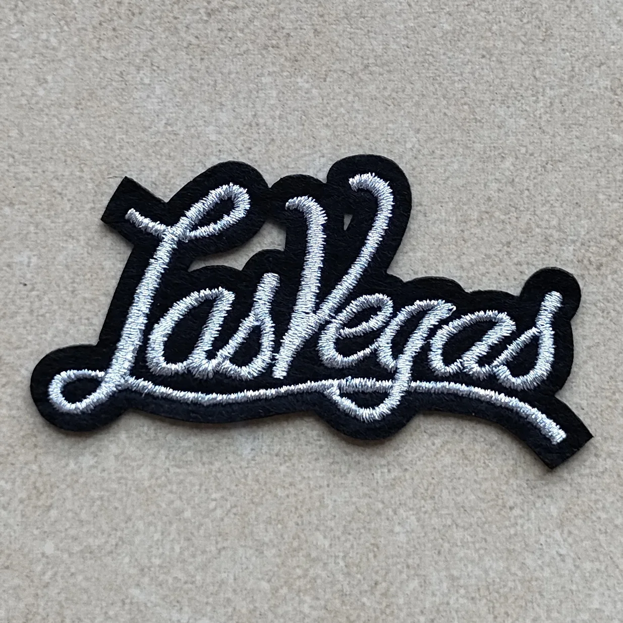 

120x Silvery Welcome To Fabulous Las Vegas Iron On Patches, sew on patch,Appliques, Made of Cloth,100% Guaranteed Quality