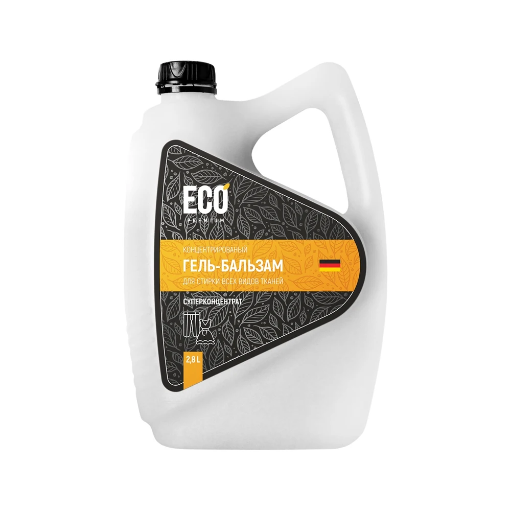 Концентрированный гель-бальзам для стирки всех видов тканей ECO-Premium 2 8л. | Dish Soap