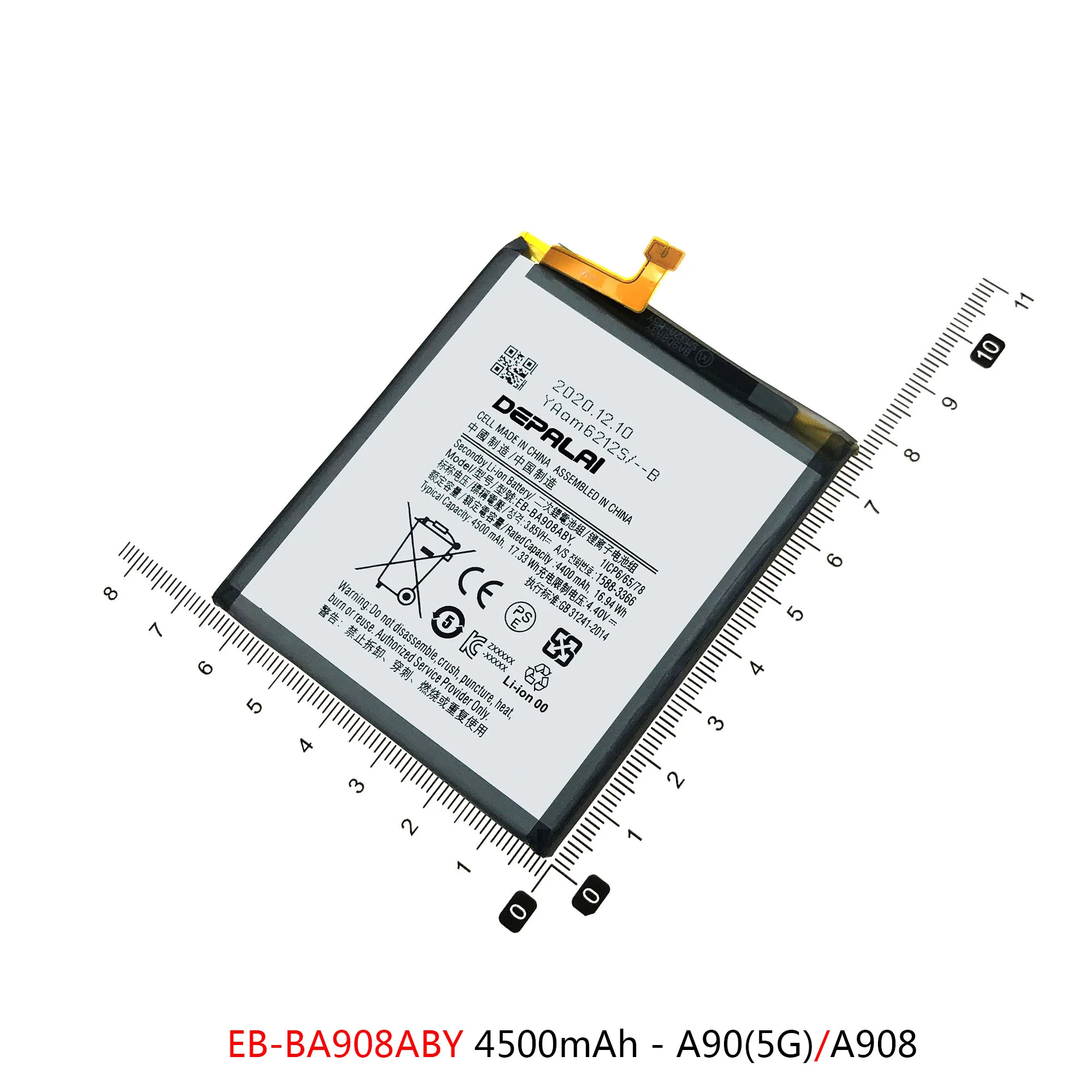 EB-BA905ABU Аккумулятор для Samsung Galaxy A80 A90 A905F A8050 A805F Аккумуляторы 5G A908 EB-BA908ABY Запасные