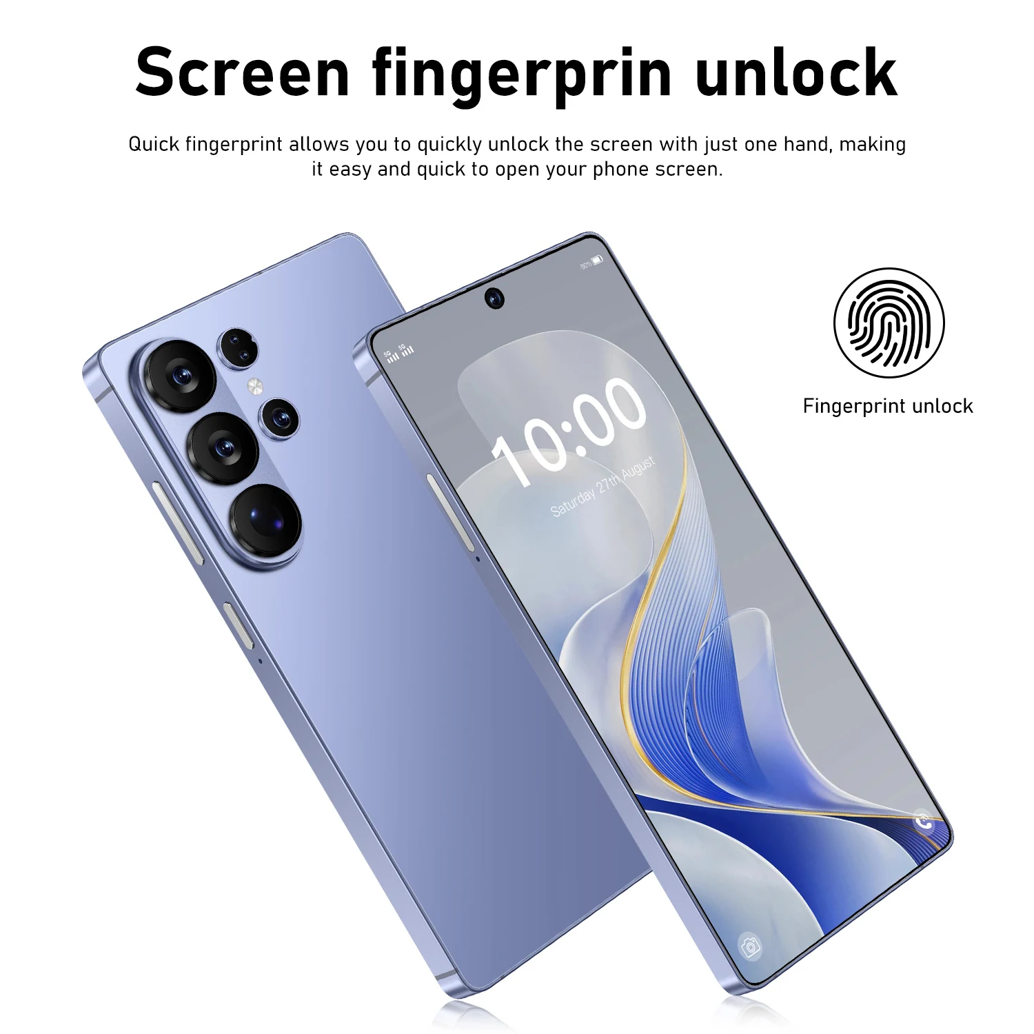 Фото 2026 Высококачественный S26 Ultra Оригинальный Интеллектуальный 4G-смартфон с двумя SIM-картами и двойным режимом ожидания, глобальная версия, аккумулятор 8000 мАч №5