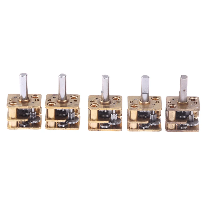 

5pcs All Metal Gear Reducer N20 Reduction Gearbox Reduction Ratio 210:1 DIY N20 Geared Motor