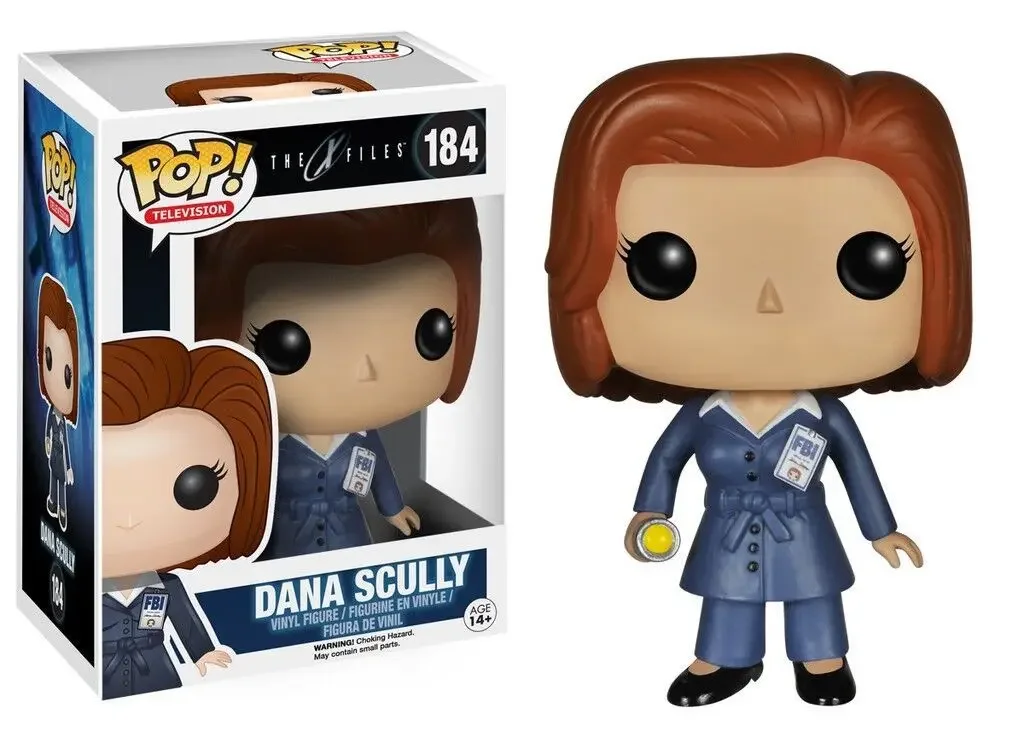 FUNKO POP Файл X Mulde Fox Mulder 183. # DANA SCULLY 184 Коллекция фигурок модель игрушки для детей
