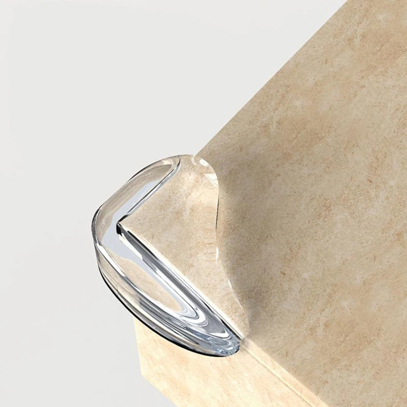 

10 Pcs Clear Table Corner Protector BPA Free Silicone Child Safety Proofing Table Corner Guards Cabinet Cushion Cover Adhesive