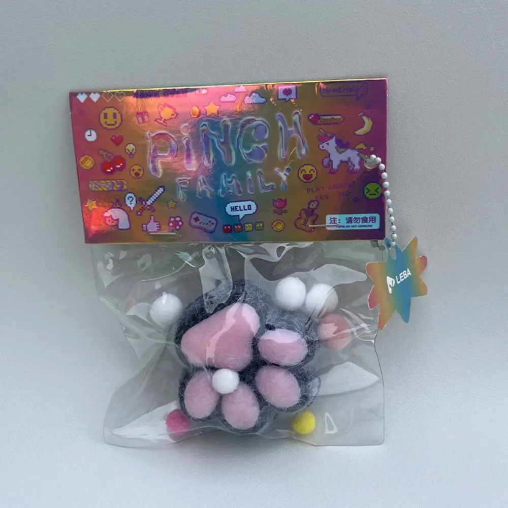 Мини-игрушка для сжимания кошачьей лапы TPR Mochi Fidget Toy уменьшает стресс кошачья