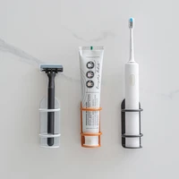 electric toothbrush wall mount bracket toothbrush stand storage rack space saving bathroom accessories bathroom storage