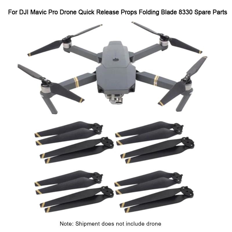 

2шт Propelle для DJI Защитная клетка для пропеллера марки Mavic Pro 8330 8330F Дрон быстросъемное складное лезвие запасные части комплекты аксессуаров