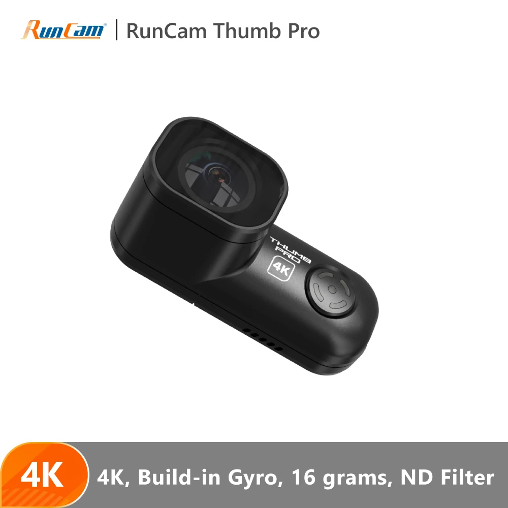 RunCam Thumb Pro 4K MINI Action FPV Drone Camera 16g Bulit-in Gyro