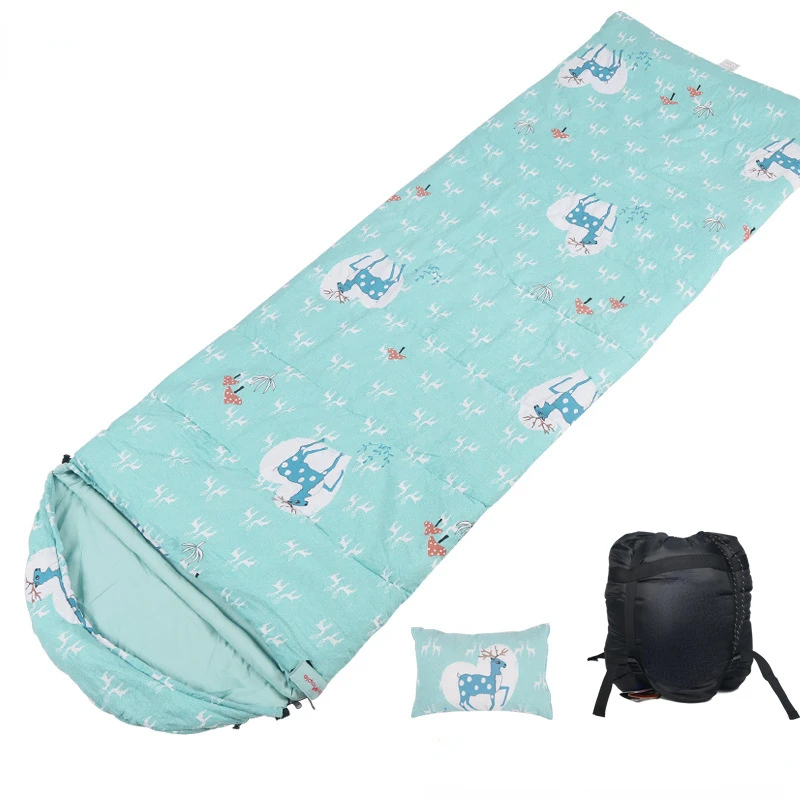 

Спальный мешок для взрослых, портативный хлопковый, для путешествий, гостиницы, для грязных отдыха на открытом воздухе, кемпинга, теплый, дл...