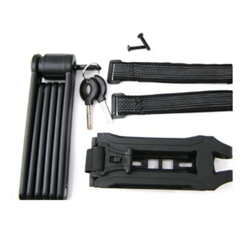 

Type Bicycle Lock Limit Bicycle Lock Heavy Duty Bicycle Safety Chain Lock Steel Rod Black