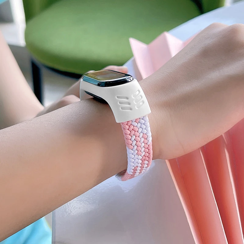 Nylon Braided Solo Loop for Xiaomi Mi band 6 5 Strap Bracelet belt Mi band 3 Miband 4 Wristband for xiaomi Mi band 5 6 watchband