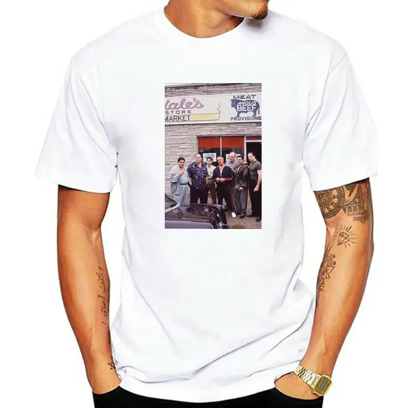 

Футболка унисекс с изображением мафии сопраноса, Нью-Йорка, футболки с коротким рукавом, футболки, топы, уличная одежда, футболка оверсайз