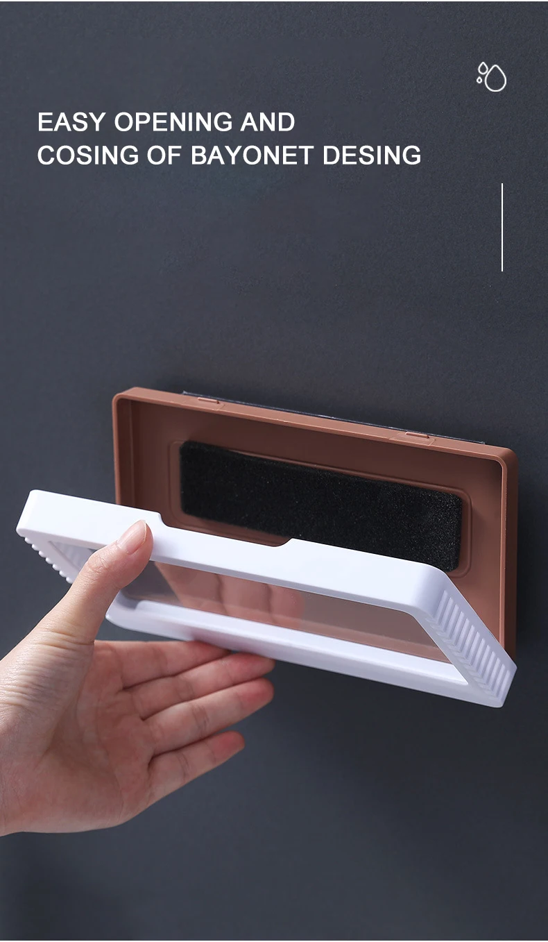 liner phone holder waterproof case box wall mounted full coverage phone shelf self adhesive shower accessories free global shipping