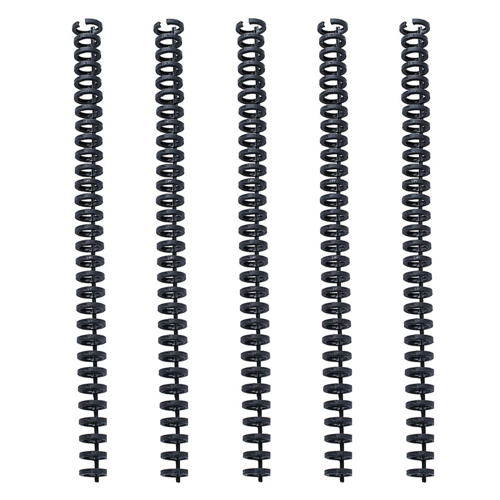 

5 Pcs Coil Binding Spine Spiral Notebooks Wire Binding Spine Plastic Coil Loose Leaf Binding Spirals