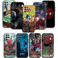 marvel spiderman phone cases for samsung galaxy a31 a32 a51 a71 a52 a72 4g 5g a11 a21s a20 a22 4g back cover funda coque