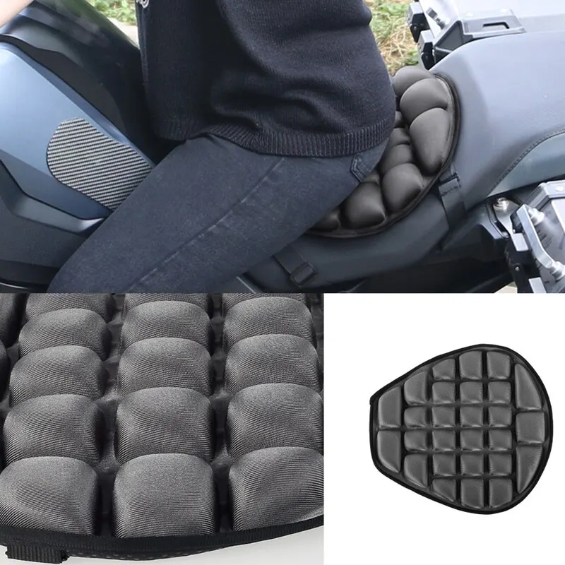 

Motorcycle Seat Cover Ergonomic Cushion Suitable for Most Motorcycle Types Pressure Relief Air Pad Premium TPU Material