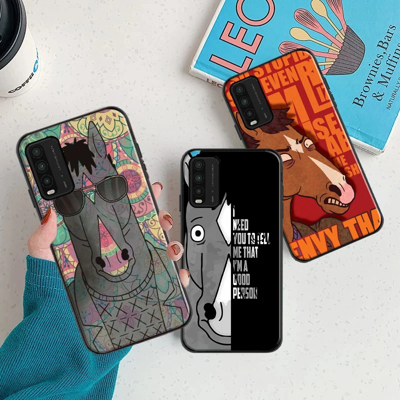 

Funny Cartoon Horse Phone Case For Xiaomi Redmi Note 9 10 Pro MAX 5G 9i 9AT 9 9T 9A 9C Funda Coque Carcasa Back Cover Soft TPU