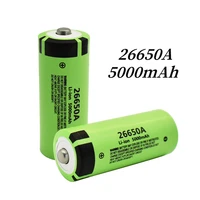 new 100 original 26650a 3 7v 5000mah 50a power lithium ion battery 26650a geeignet f%c3%bcr led taschenlampe