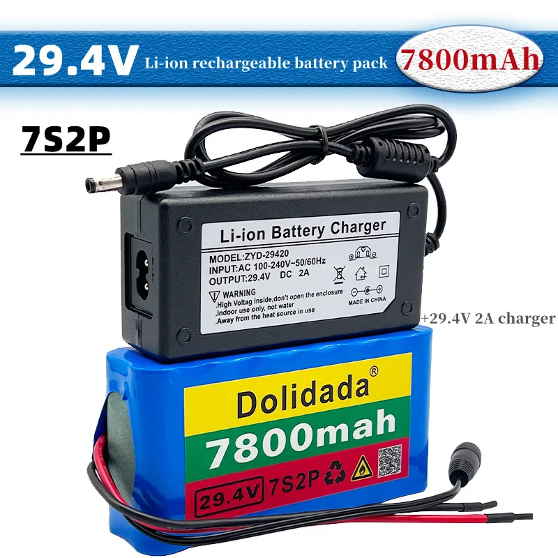 

100% High Capacity 7s2p 24V 38000mah 18650 Li-ion Battery Pack 29.4v 38000mah Electric Bicycle Moped /Li-ion Battery