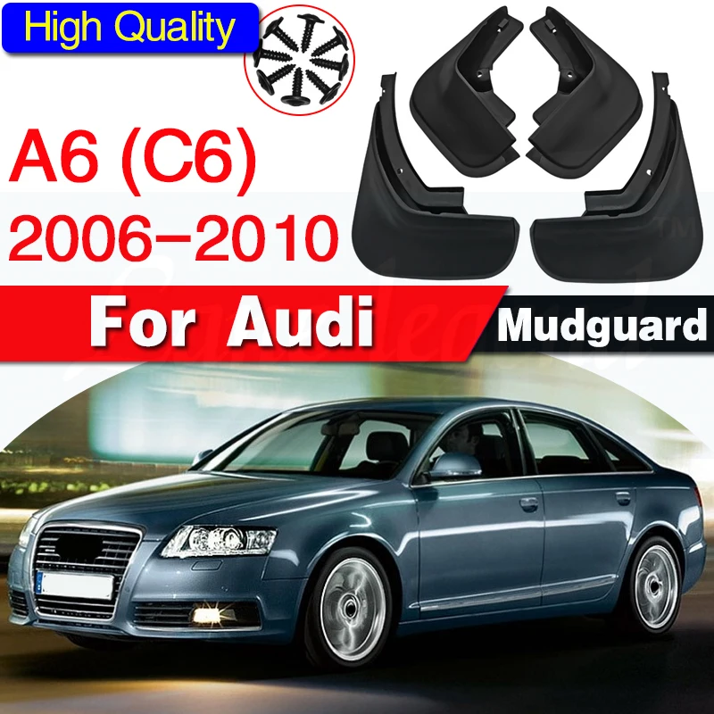 

Брызговики для AUDI A6 C6 передние и задние брызговики 2006 2007 2008 2009 2010, 4 шт.