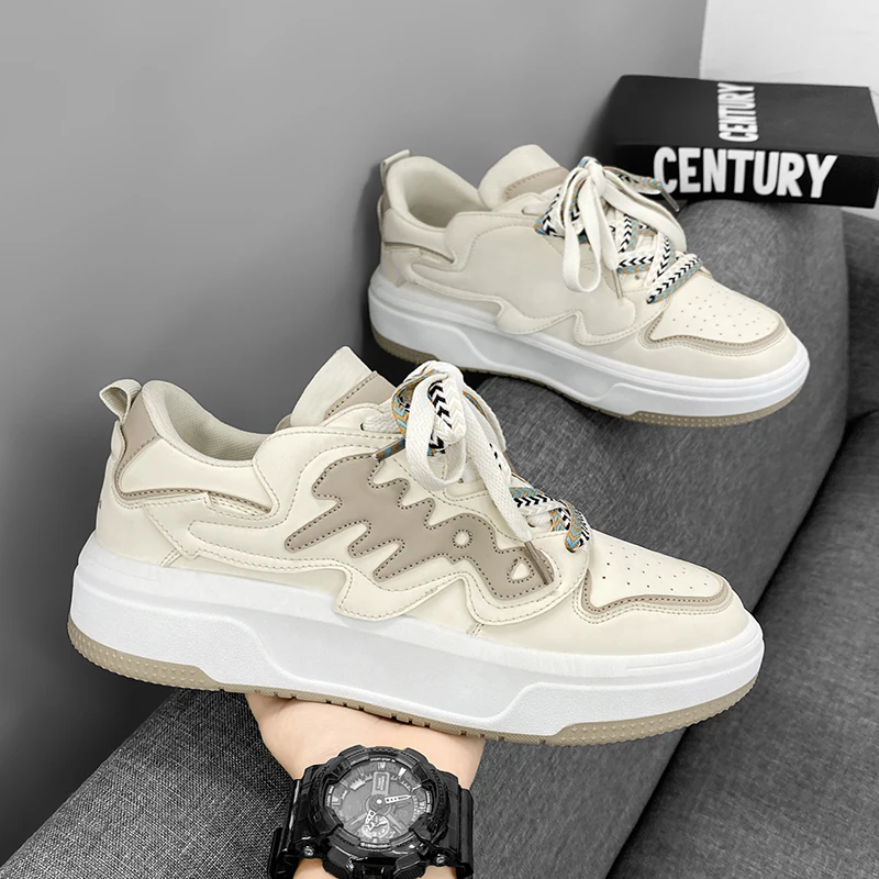 Кроссовки мужские с вулканизированной подошвой повседневная Роскошная обувь