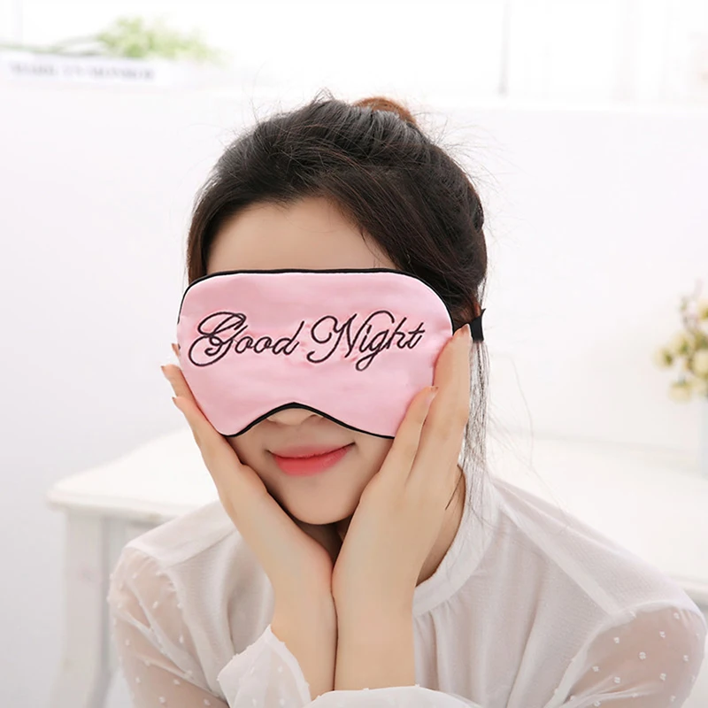 

Sleeping Mask Eye Band Cover Silk Sleep Dream Mask Goggles Imitation Silk For Women Men Rest Travel Smooth Fashion Nap Blindfold