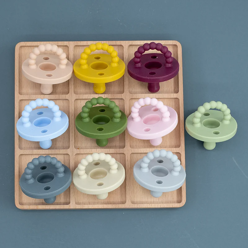 

1PCS Baby Silicone Pacifier Food Grade Care Product Soft Baby Nipple Soother Pacifier Nursing Accessories