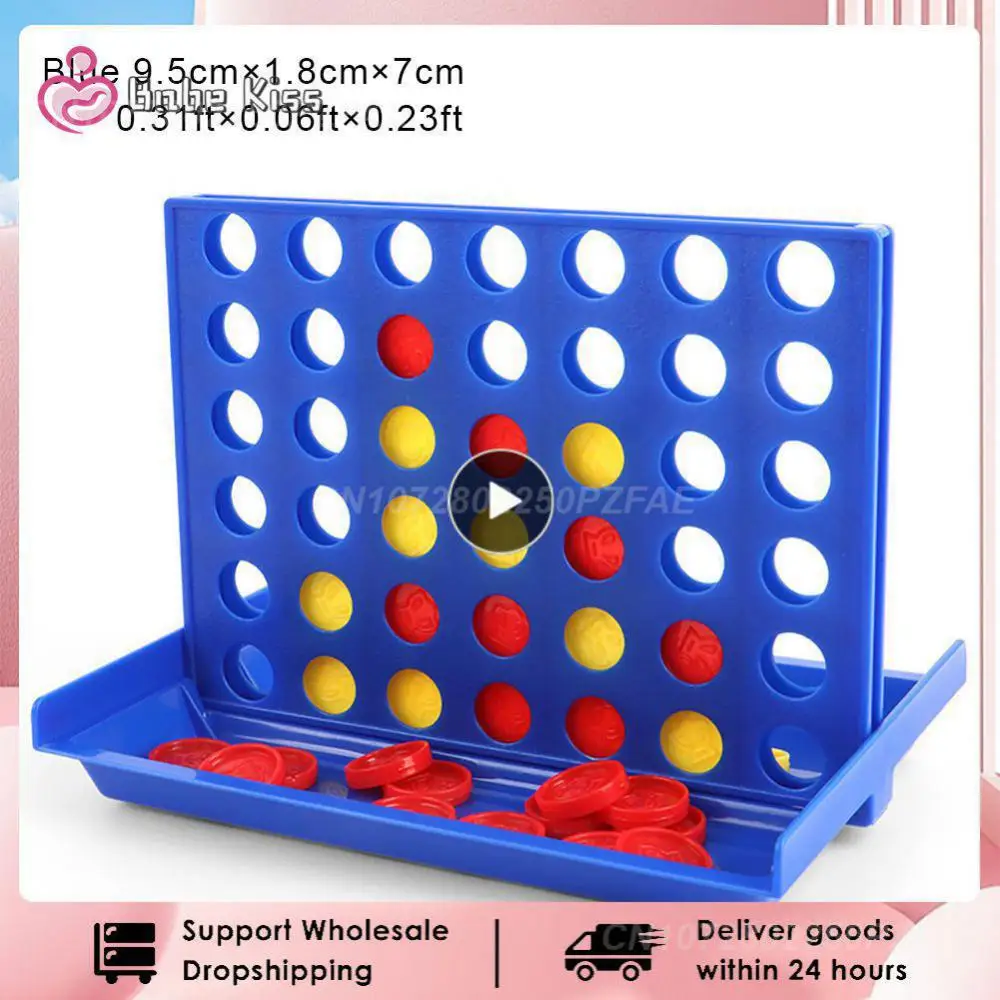 

1~5PCS Foldable Bingo Four Combo Board Game Children Educational Toys Kids Children Line Up Row Board Puzzle Toys Party Bingo