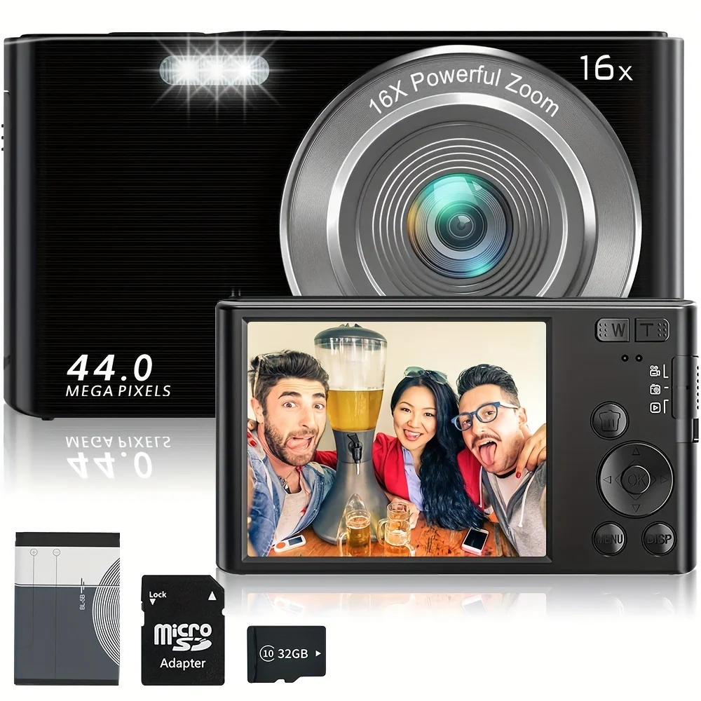 

Digital Camera 44MP 2.4Inch IPS Screen Video Camera Premium ip camera video camera
