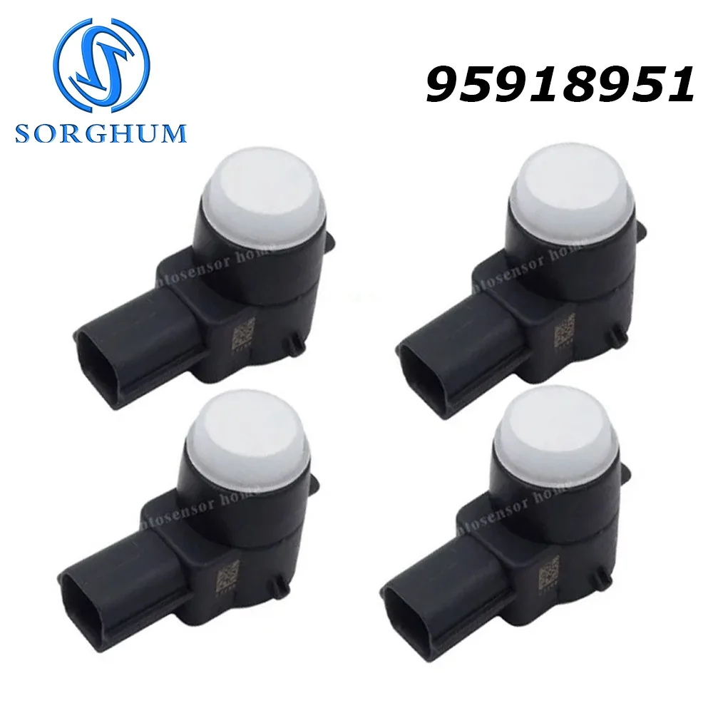 4 шт., белый цвет, 95918951 PDC, резервный датчик обратного стояночного расстояния для G, M, VW Golf 0263013646, 0, 263, 013, 646