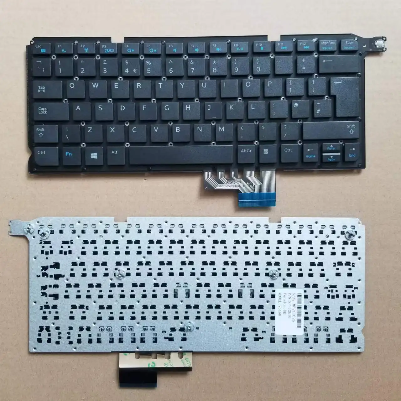 

Новая клавиатура для ноутбука Dell Vostro 5460 v5460 5470 v5470 5480 v5480 серии UK черная без рамки MB211026 MP-12G76