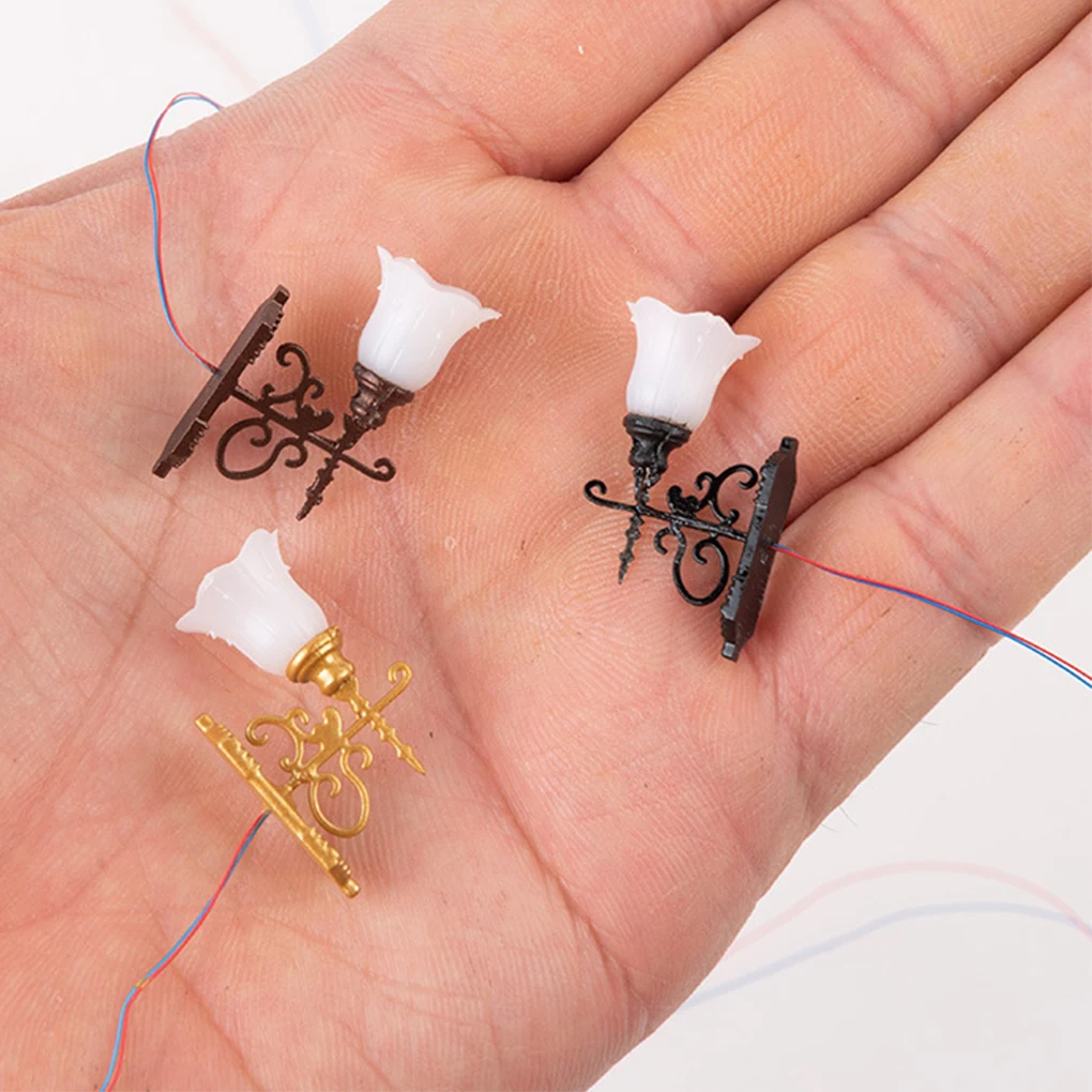 

Battery Light Model Doll Size Sconce Adornment Street-lamps Models