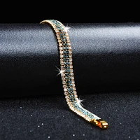 diwenfu 14k gold emerald bracelets for women genuine 14 kyellow gold gemstone pulseira feminina jewelry girl bracelets girls