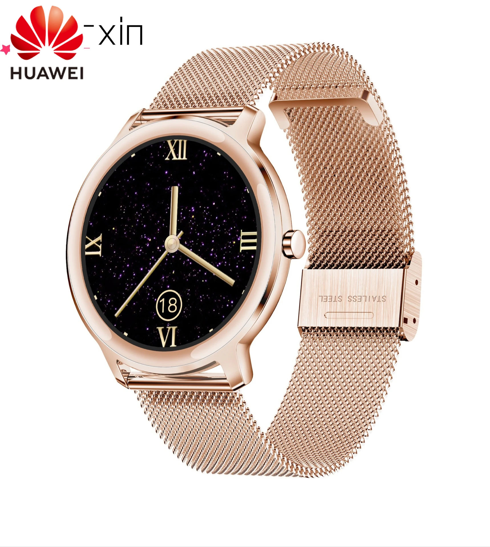 

Смарт-часы Huawei New R18 с двойным интерфейсом, спортивные Модные Смарт-часы с шагомером и Пульсометром
