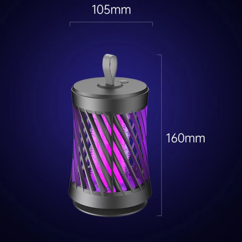 Лампа-убийца от комаров с электротоком безшумная уличная лампа USB-зарядкой для