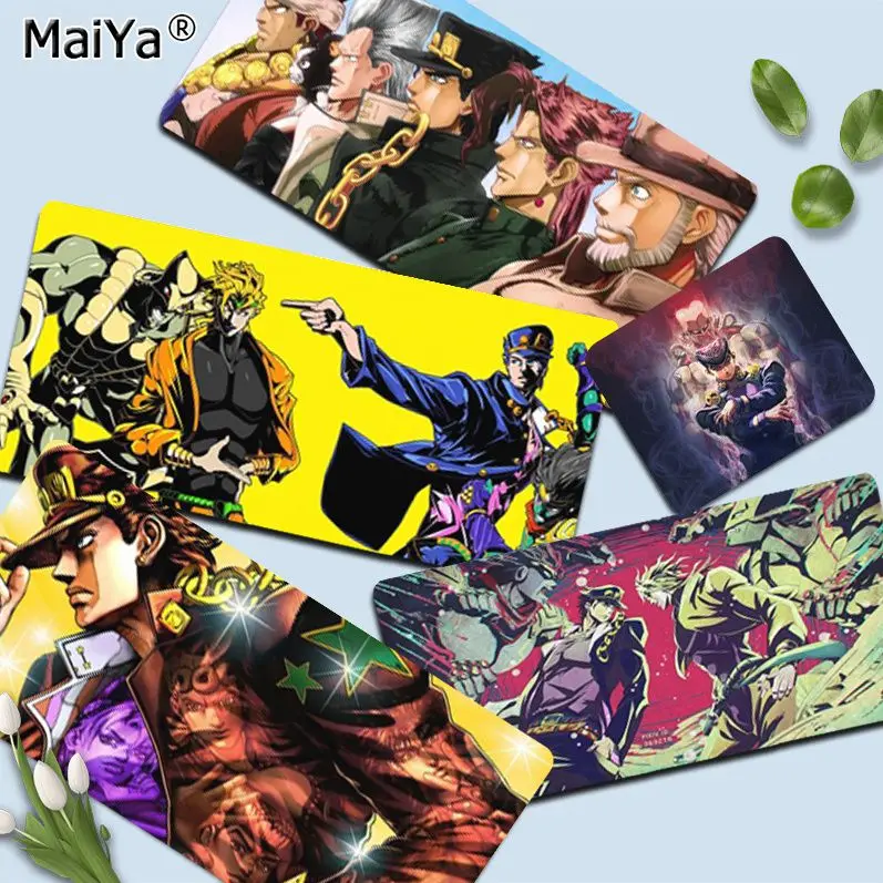 

JoJo's Bizarre Adventure Your Own Mats Natural Rubber Gaming mousepad Desk Mat Size for CSGO Game Player Desktop Computer Laptop