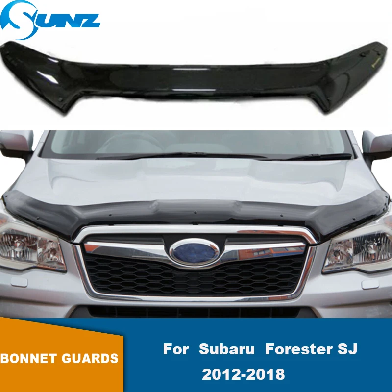 Bug Shield Hood Deflector Protector Guards For Subaru Forester SJ 2012 2013 2014 2015 2016 2017 2018  Bonnet  Guards  Protector