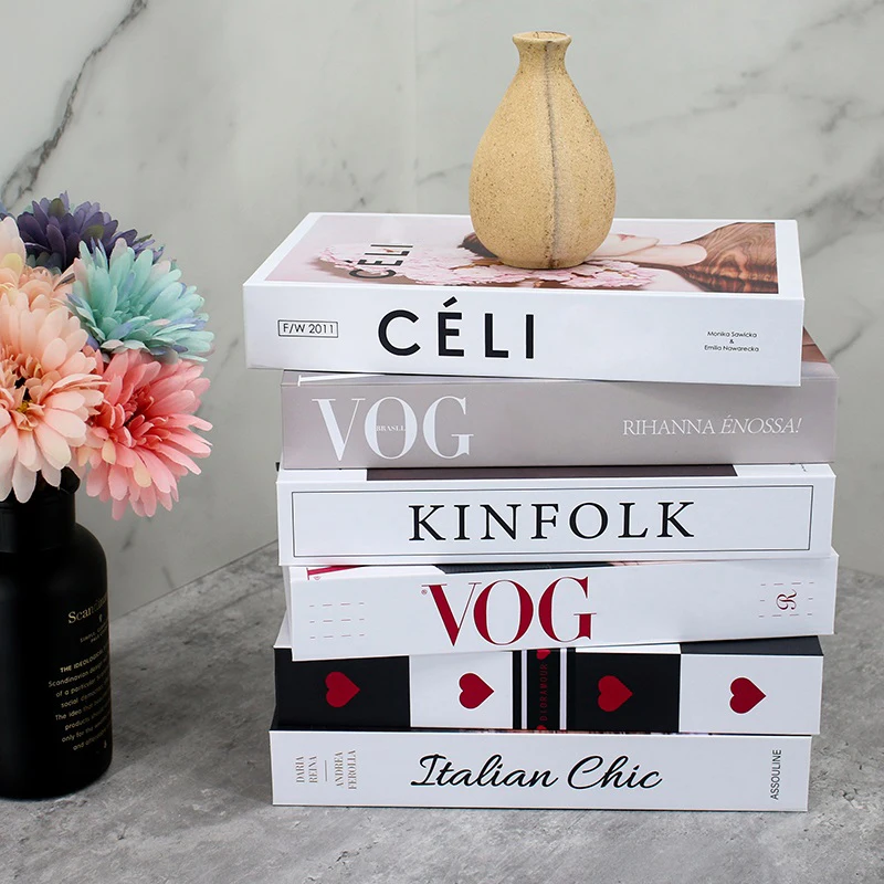 

Fake Books Home Decoration Fashion Art Book of Bedroom Studyroom Dining Table Modern Adornment Home Accessories Home Decor 2022